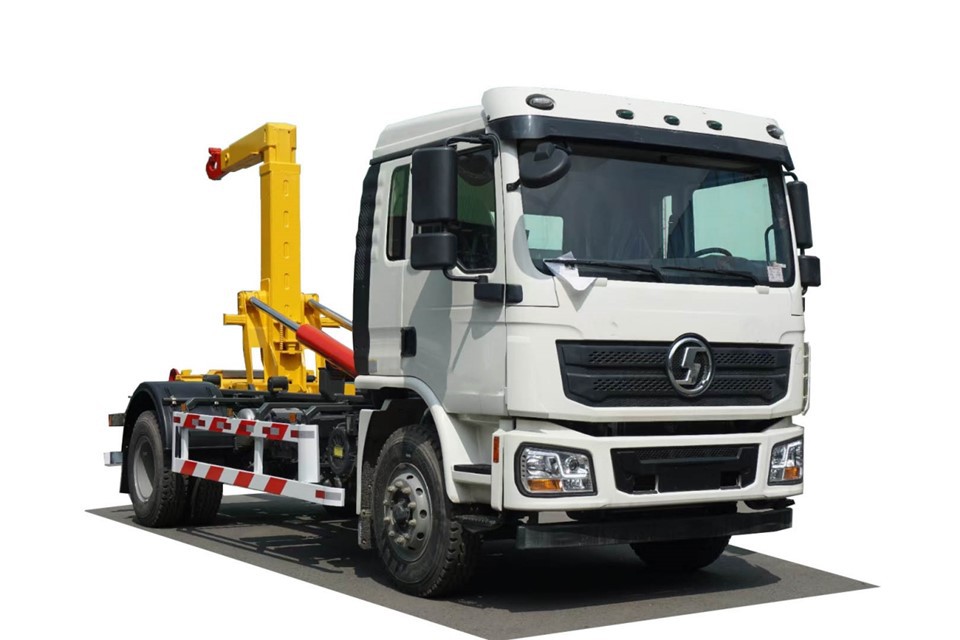 SHACMAN 10 Tons Hook Loader Lorry Garbage Truck