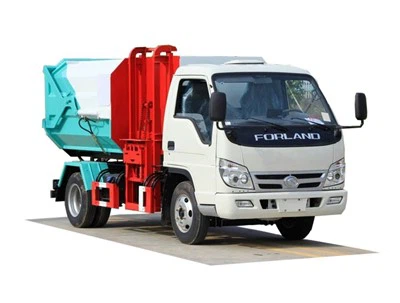 3 CBM Side Loading Trash Truck