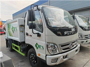 FOTON 5CBM Rear Loader Refuse Truck