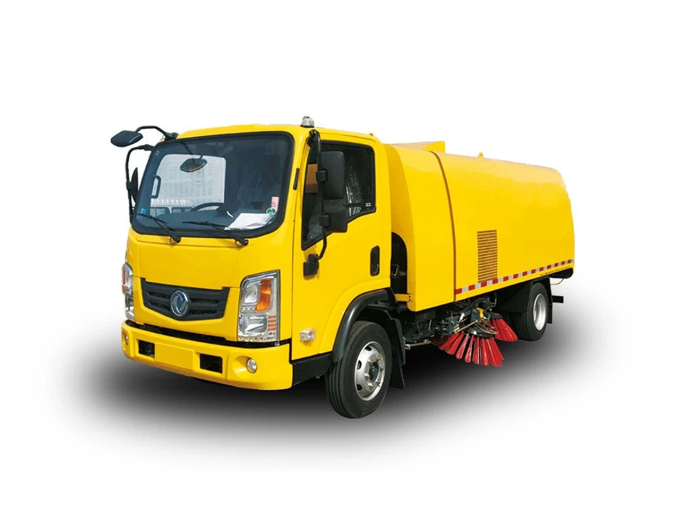 6 Wheelers 7 CBM Airport Sweeping Truck