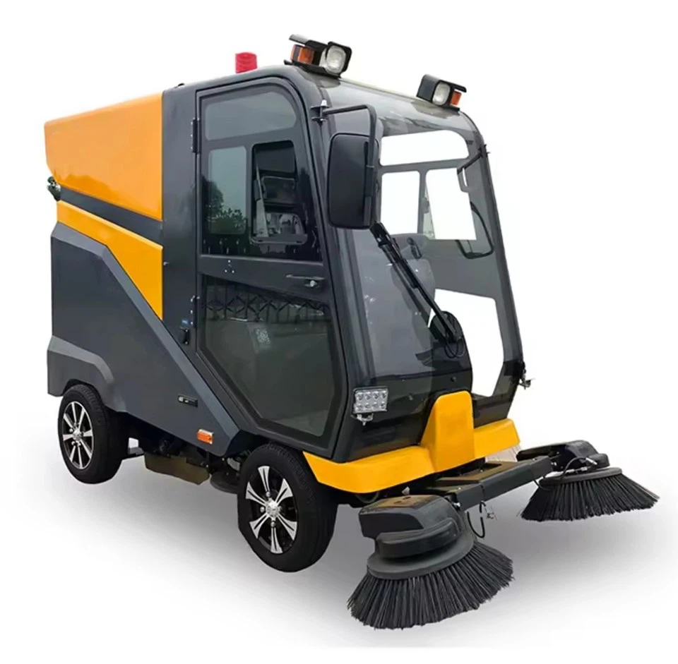 Electric 100% Plug-in Airport Sweeper 650 Liters