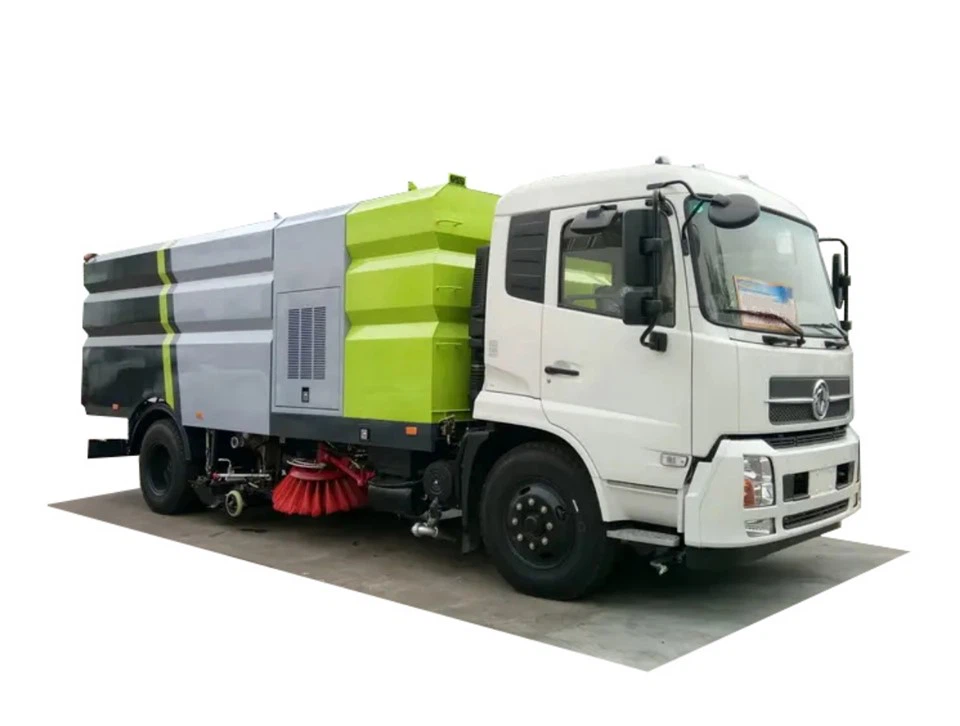 6 Wheelers 16 CBM Runway Sweeper Truck