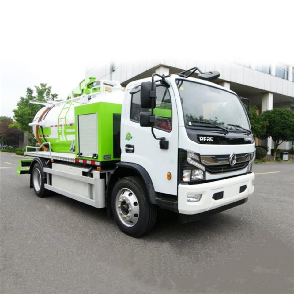 6000 Liters Electric Vacuum Sewer Truck