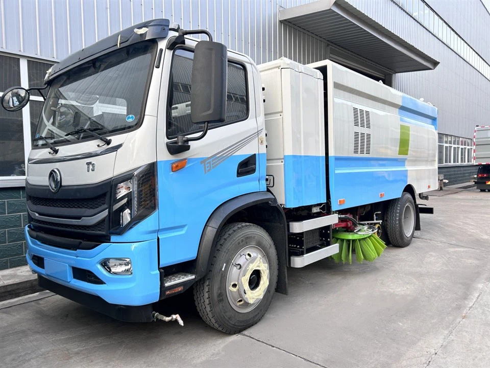 6CBM Electric Road Sweeper Truck