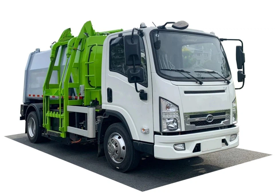 Electric Side Loader Garbage Truck