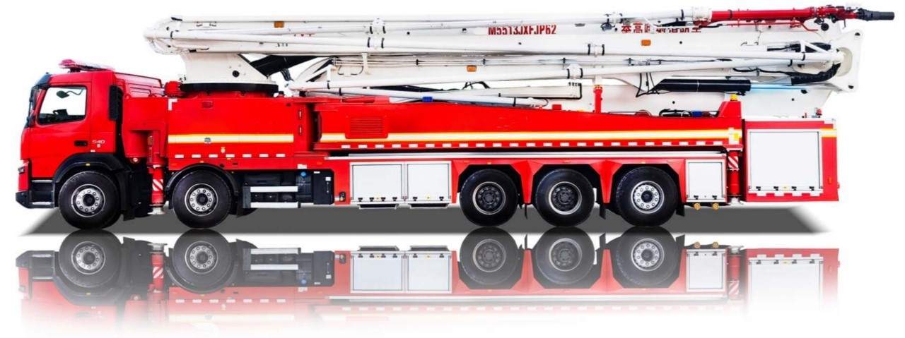 50M Large Span Water Tower Fire Truck 1 2