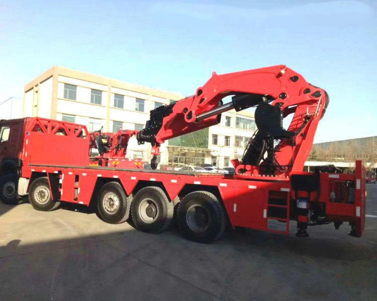 110t Knuckle Boom Truck Mounted Crane 6