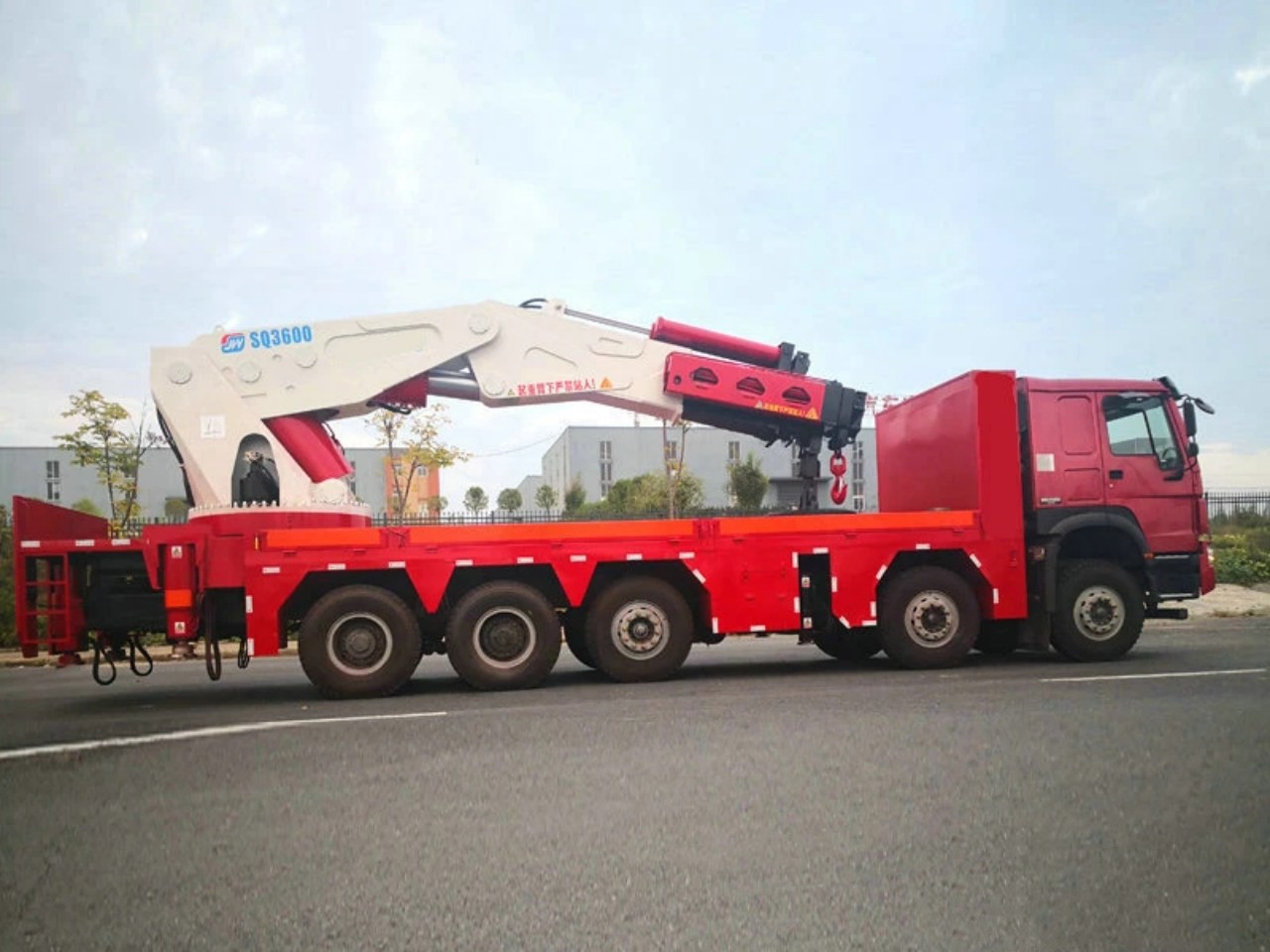 180t Knuckle Boom Truck Mounted Crane 6