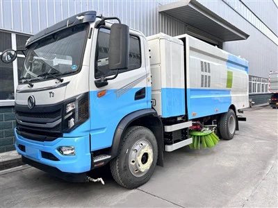 6CBM Electric Road Sweeper Truck